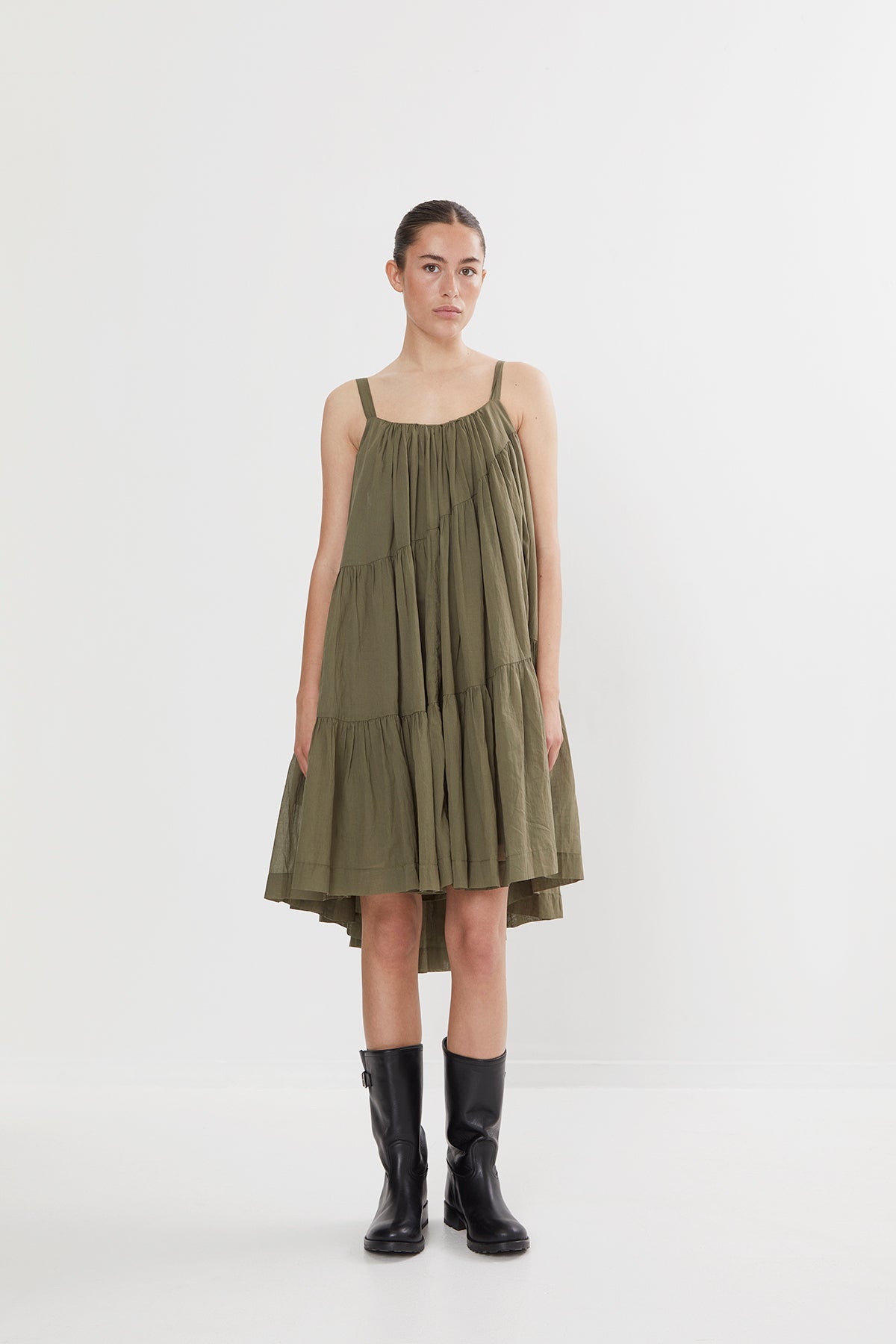 PreLoved Osa - Angled gather dress - S 2 - Rabens Saloner - DK