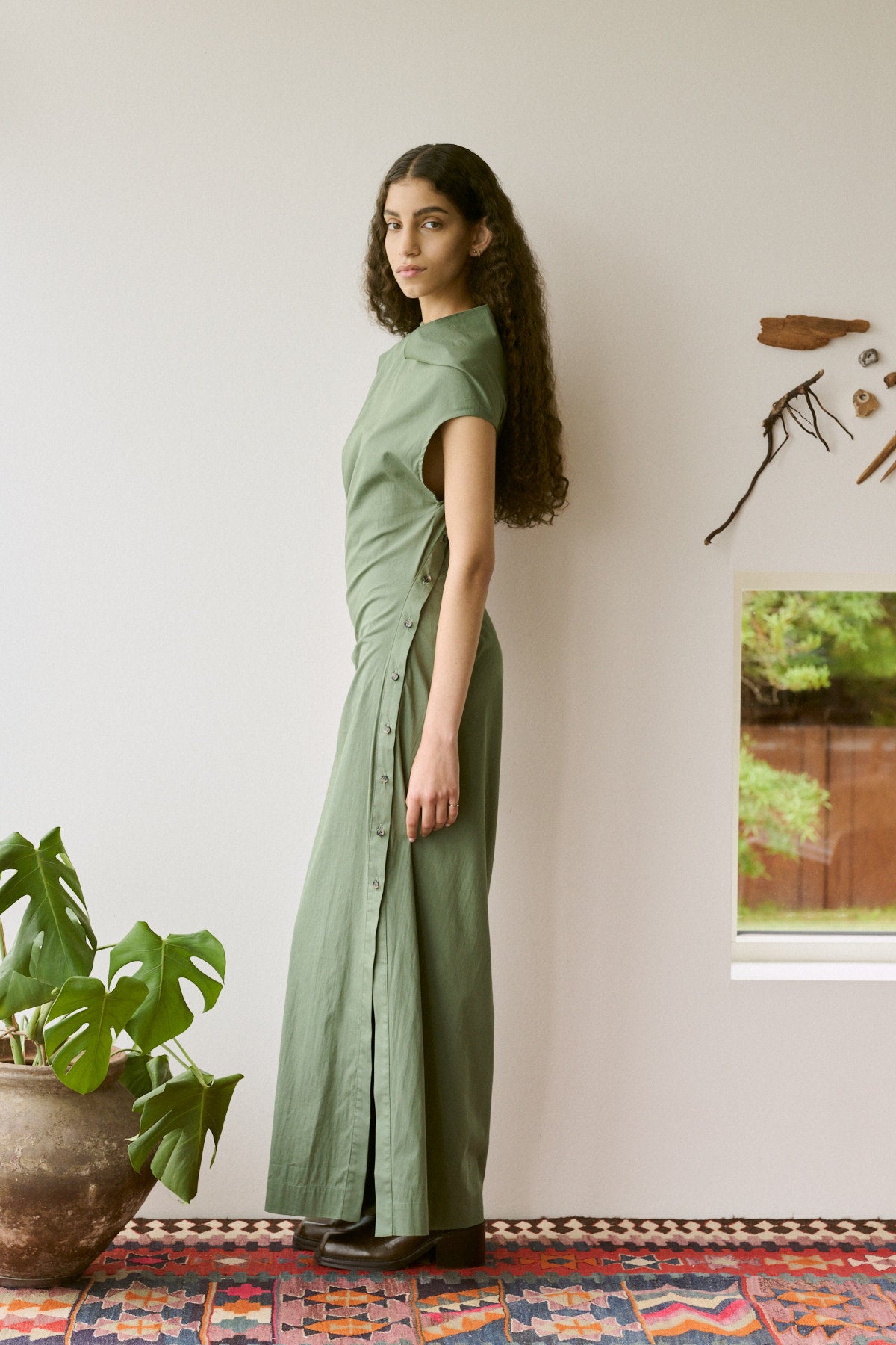Fatou - Papery long dress I Sidiment 4 - Rabens Saloner - DK