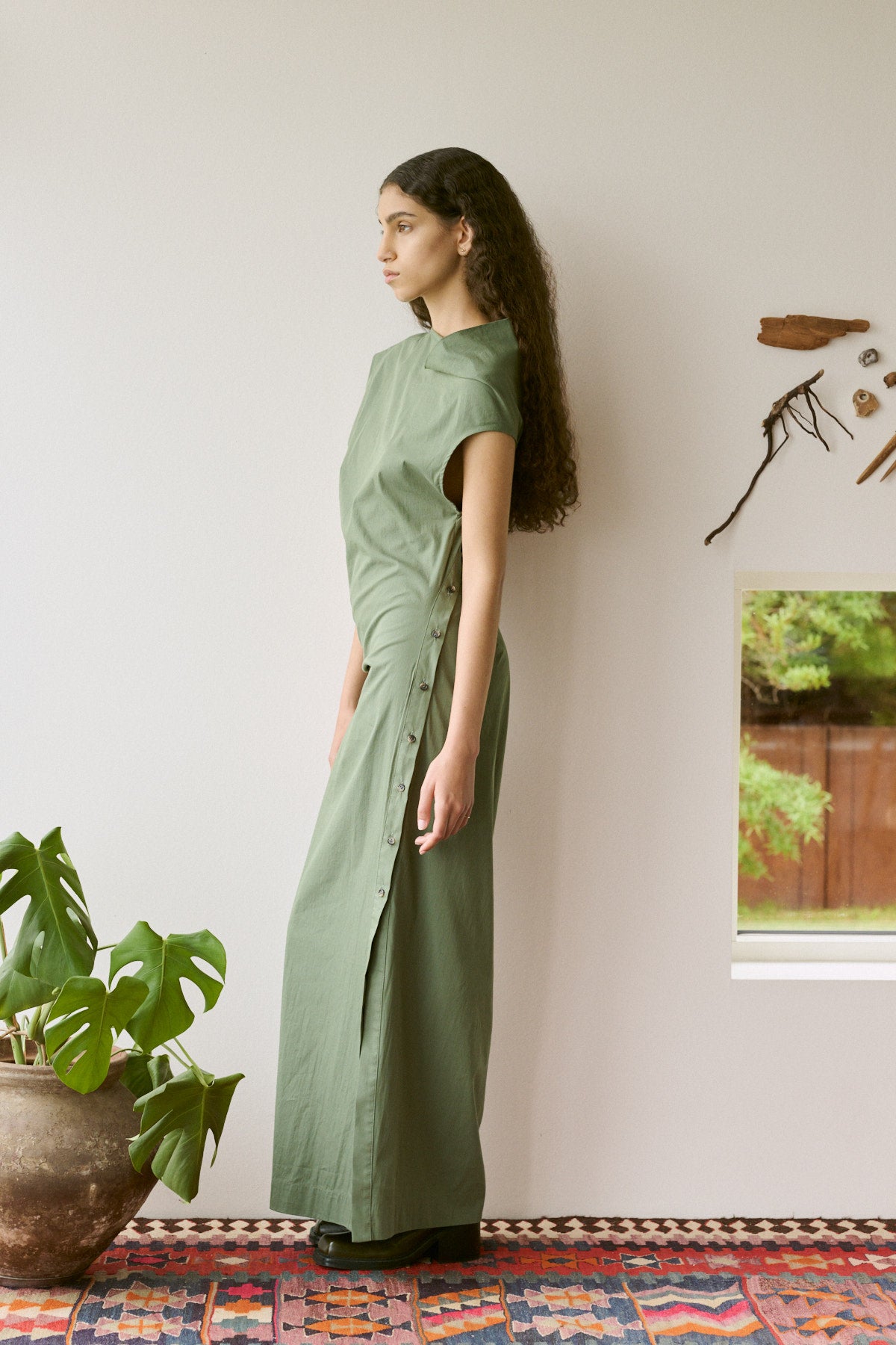 Fatou - Papery long dress I Sidiment 5 - Rabens Saloner - DK