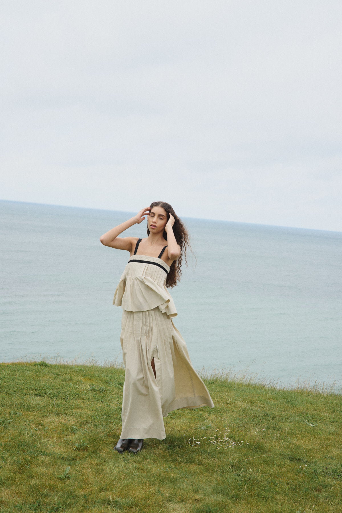 Thai - Light fusion skirt I Sand 12 - Rabens Saloner - DK