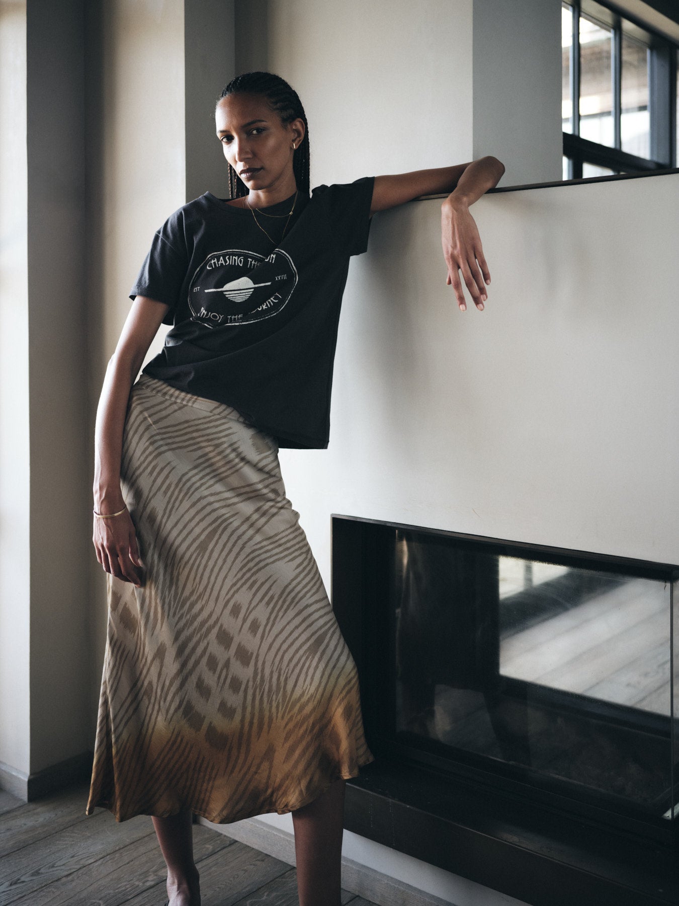 Ambla - Journey t-shirt I Faded black 6 - Rabens Saloner - DK