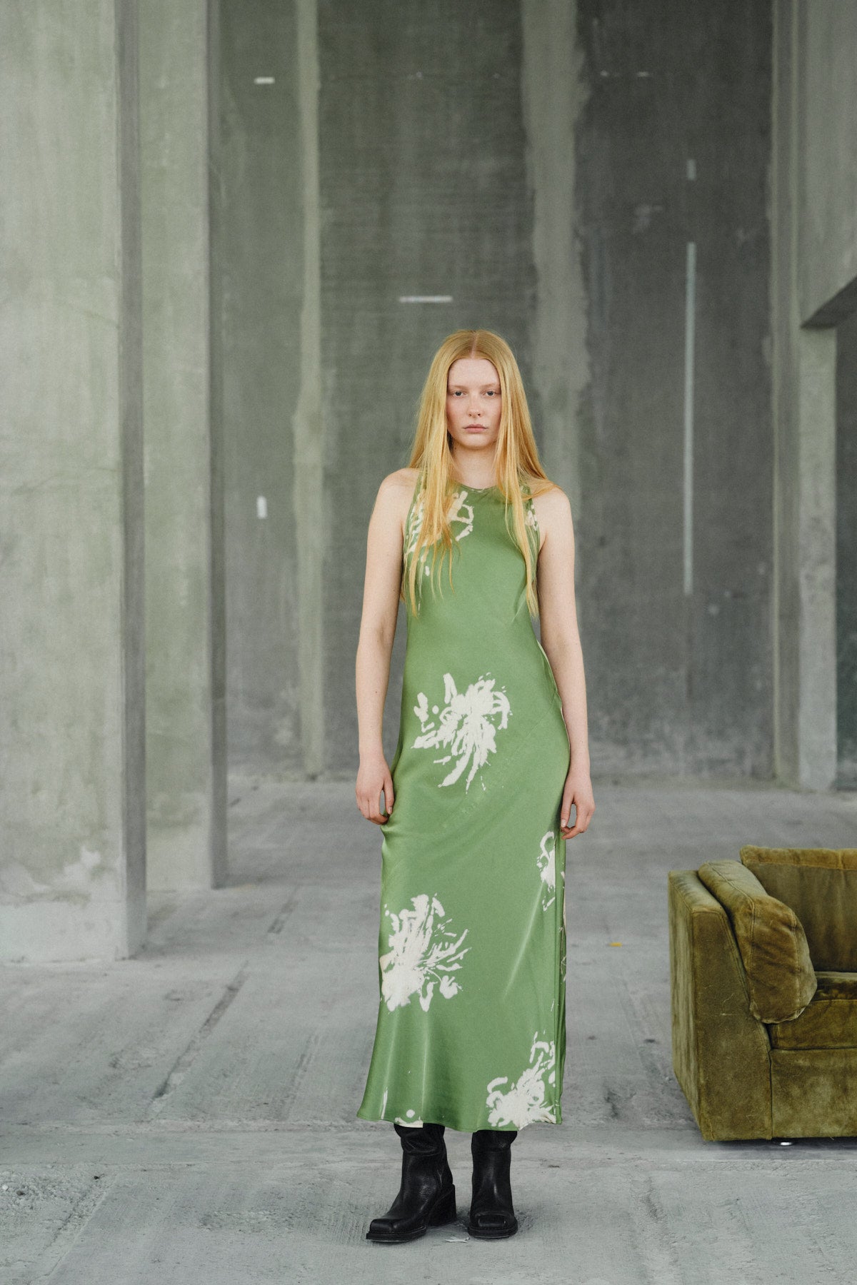 Nathali - Lumière bias dress I Sage 6 - Rabens Saloner - DK