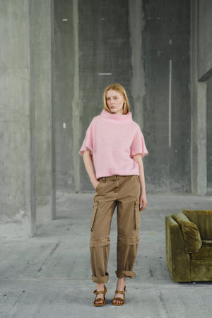 Asna - Superlight knit tunic top I Rose Rose XS/S 4 - Rabens Saloner - DK