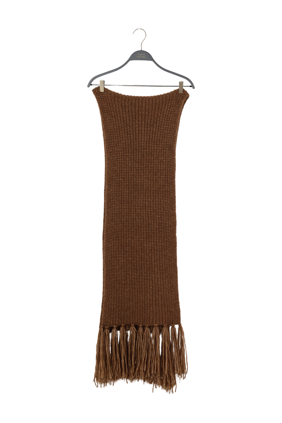 PreLoved Celeste - Comfy knit scarf - O/S BROWN O/S 1 - Rabens Saloner - DK
