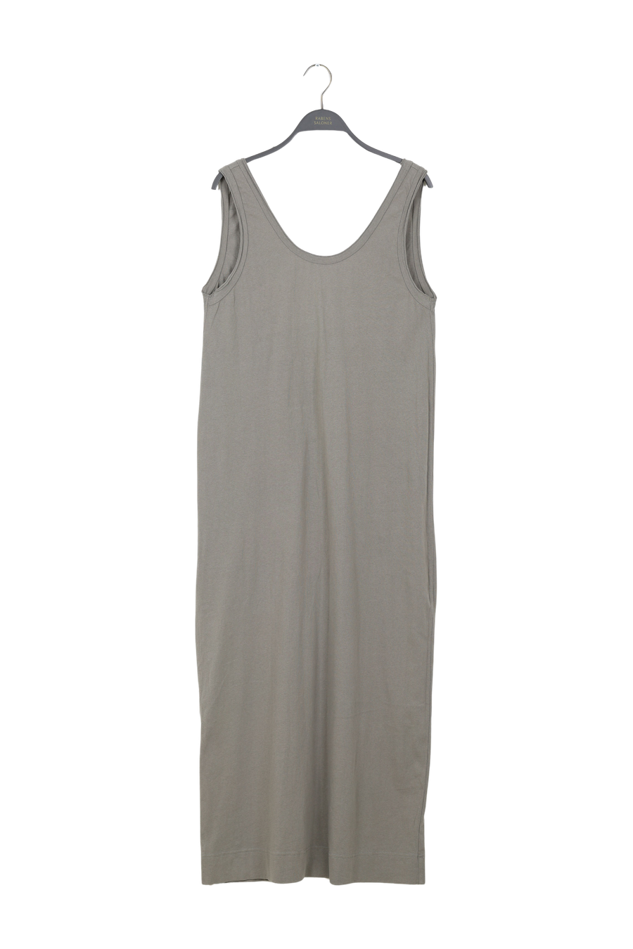 PreLoved Muna - Vintage cotton open back dress I Moon - L