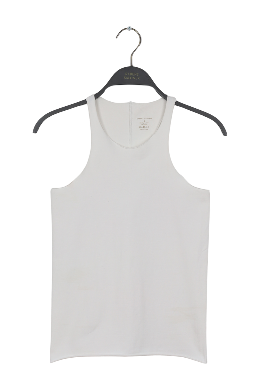 PreLoved Tilde - Basic racer tank - S WHITE S 1 - Rabens Saloner - DK