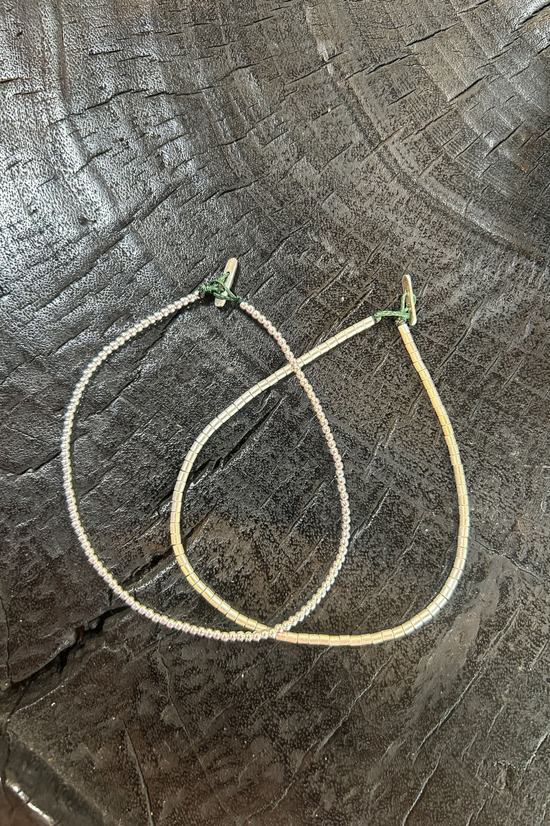 Tube Bead Anklet - Nafsu I Gold 2 - Rabens Saloner - DK