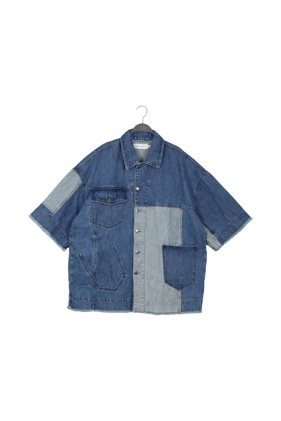 PreLoved Oya - Denim kimono jacket I Washed indigo - XS/S