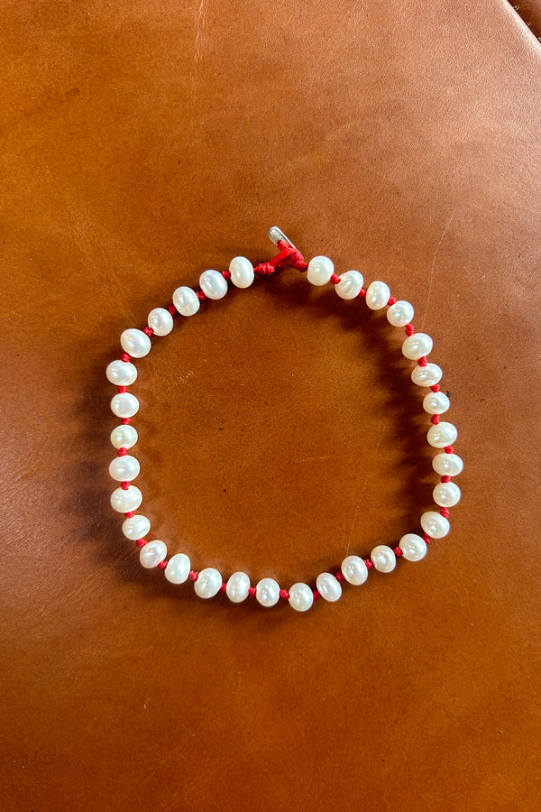 Pearl Anklet - Nafsu I Gold Beads Gold Beads 2 - Rabens Saloner - DK