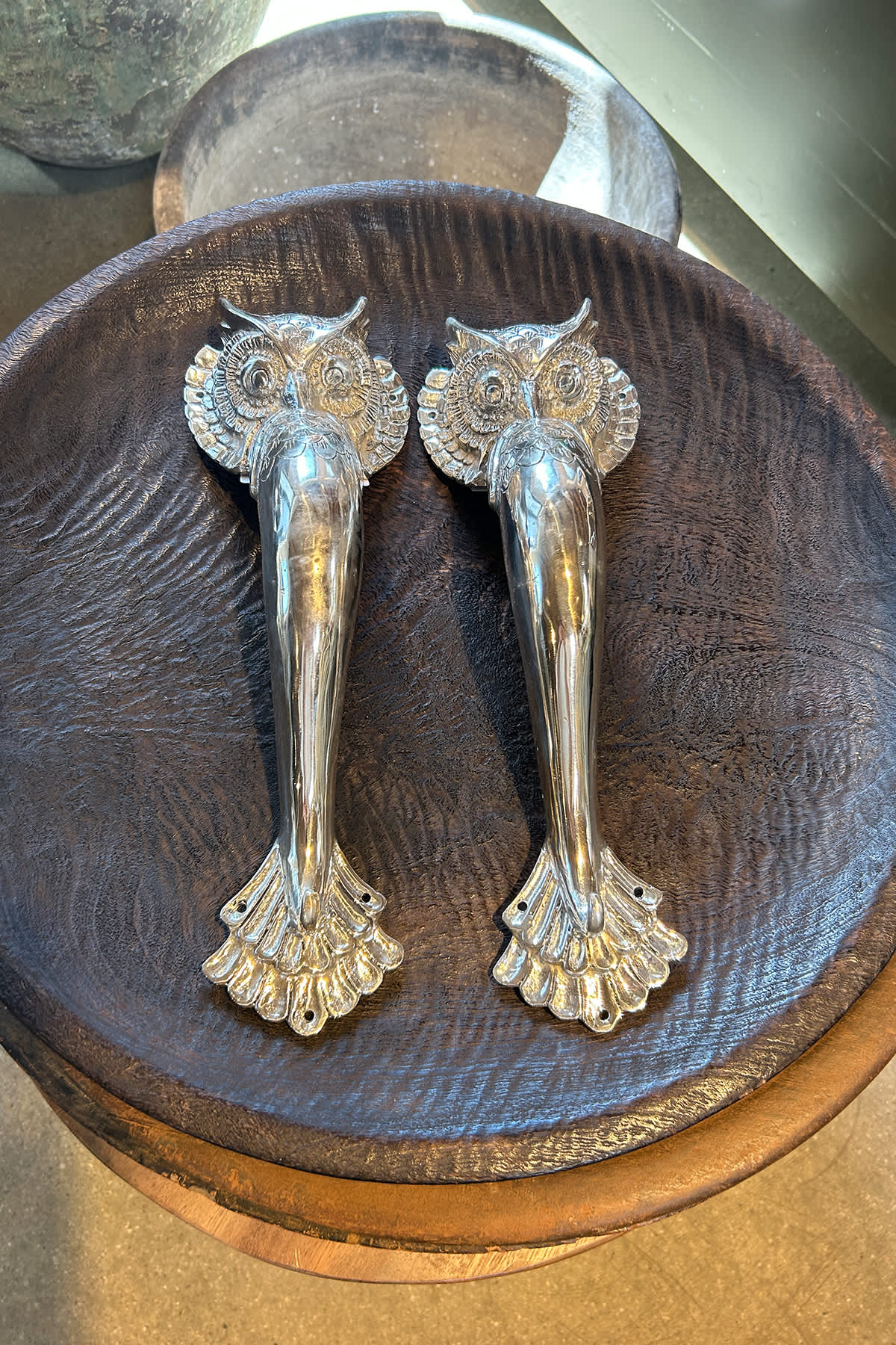 Owl Door Handle - Rabens Apartment I Brass 4 - Rabens Saloner - DK