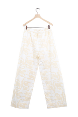 PreLoved Laxmi - Deco print elastic canvas pant - L 2 - Rabens Saloner - DK