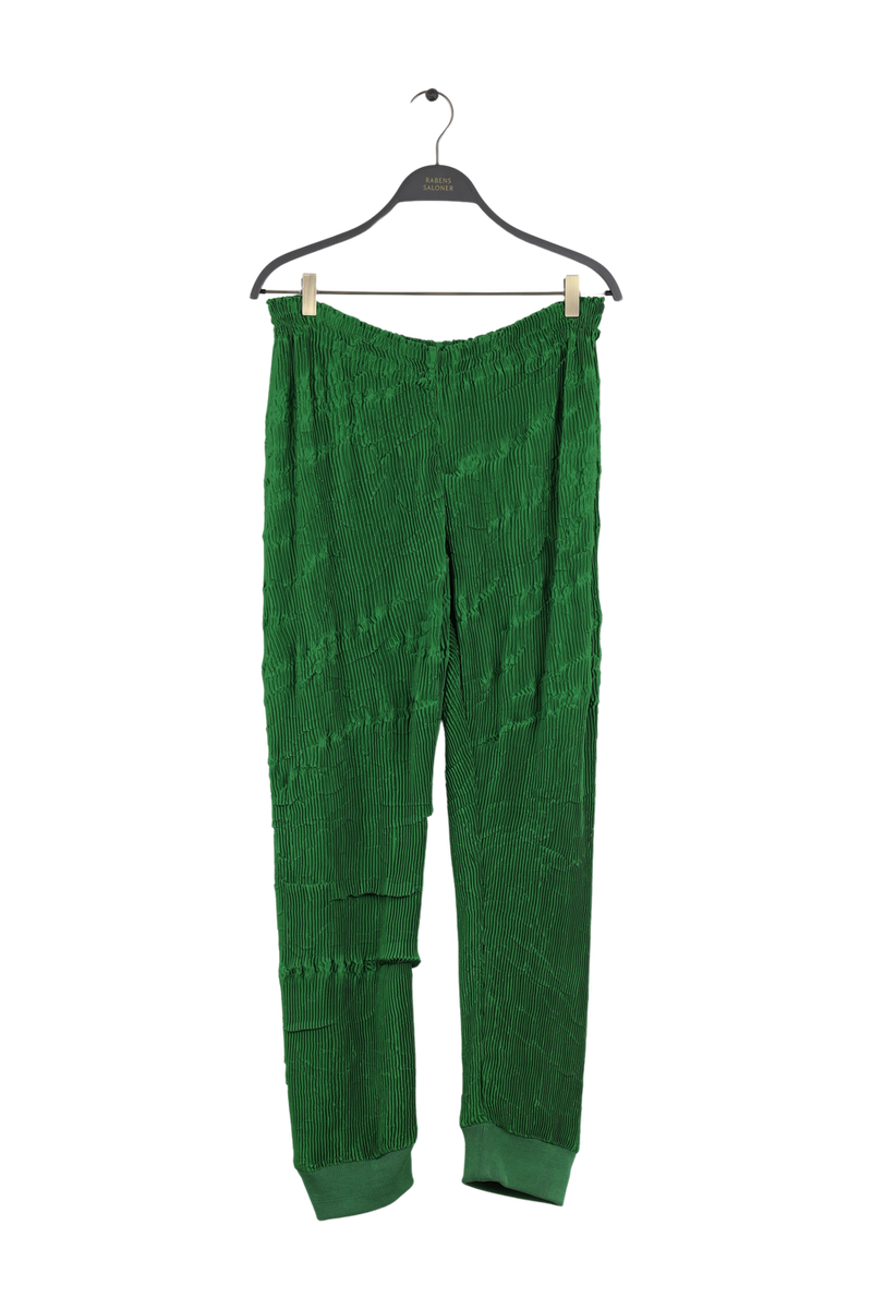 PreLoved Ania - Creased pleat pant - M I CHROME GREEN CHROME GREEN M 1 - Rabens Saloner - DK