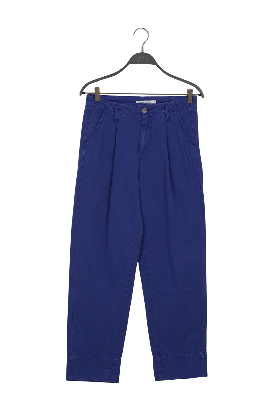 PreLoved Raina - Canvas light pleat pant I Workwear blue - S