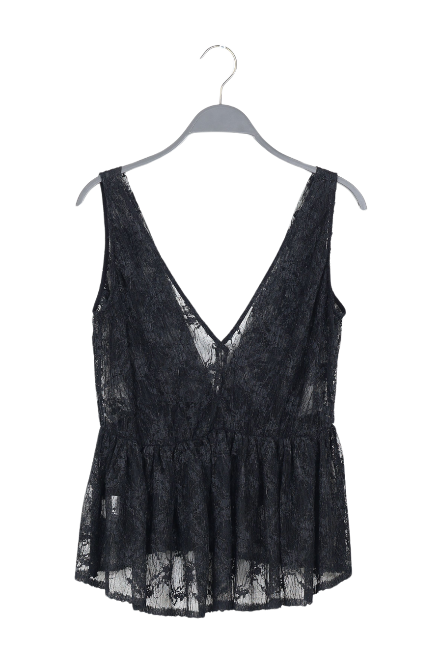 PreLoved Madalena - Crinkled lace top - XS