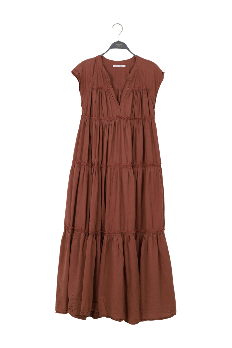 PreLoved Gisele - Cotton flare long dress - S