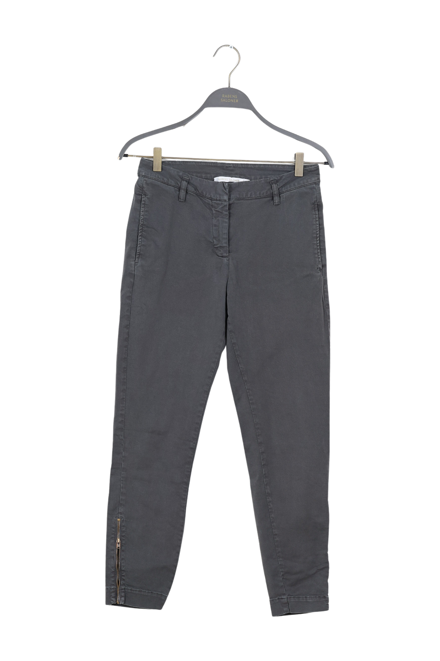 PreLoved Carita - Canvas organic relax fit pant - XS PIRATE BLACK XS 1 - Rabens Saloner - DK