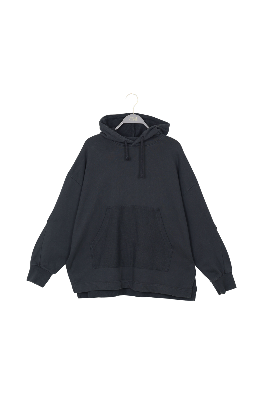 PreLoved Sevilla - Loop back hoodie I Caviar Black - XS/S