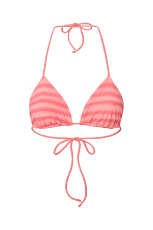 Blurred line triangle top - Merle I Pink combo Pink combo XS 1 - Rabens Saloner - DK