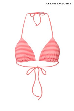 Blurred line triangle top - Merle I Pink combo Pink combo XS 1 - Rabens Saloner - DK