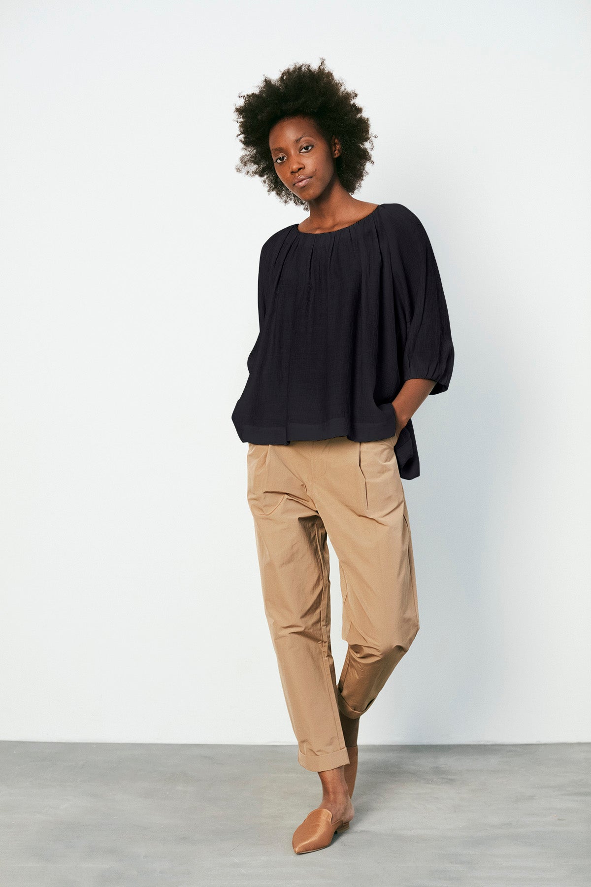 PreLoved Raina - Opaque pleat pant - XS 3 - Rabens Saloner - DK