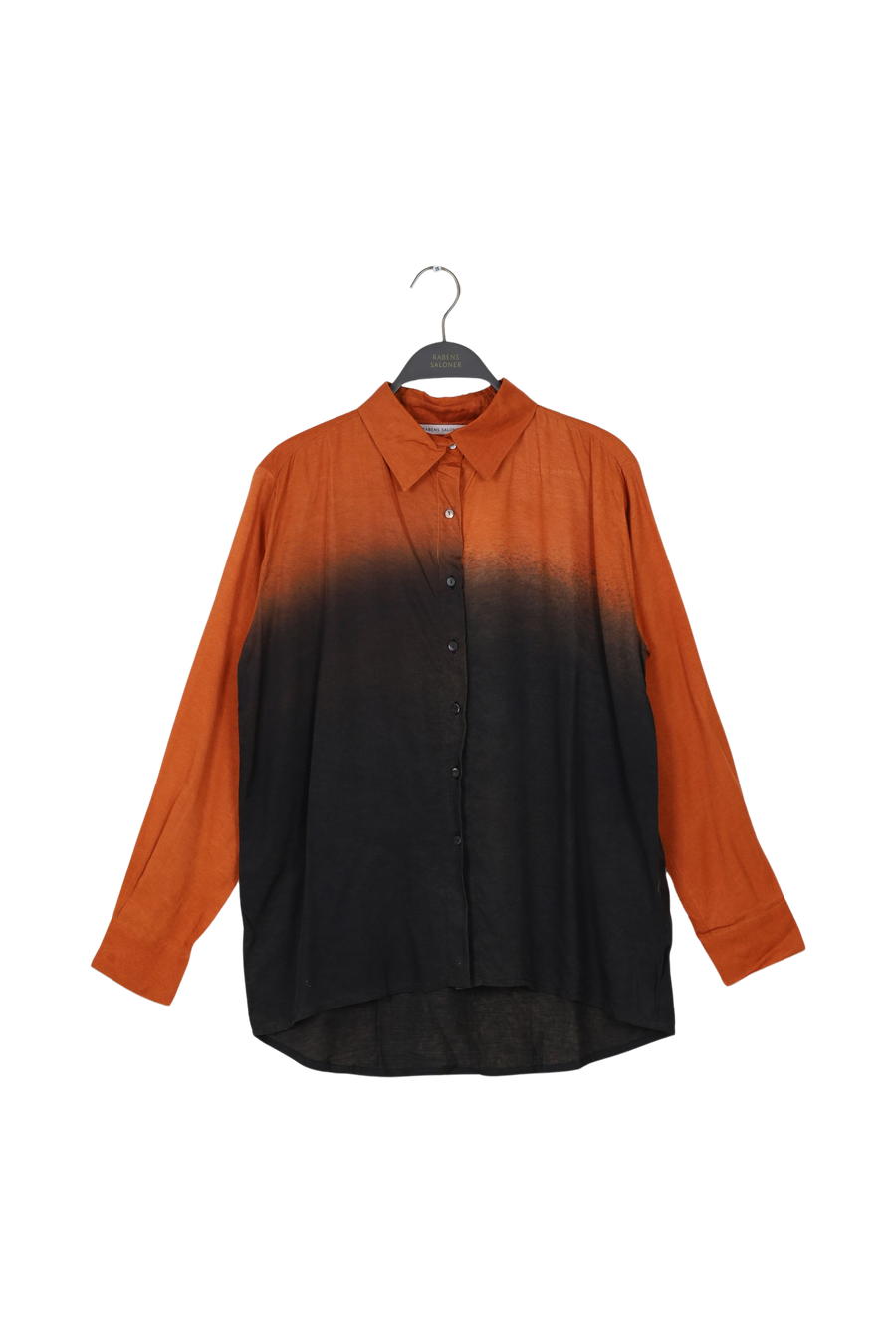 PreLoved Rosali - Graffiti mens shirt I Burnt orange black combo - S Burnt orange black combo S 1 - Rabens Saloner - DK