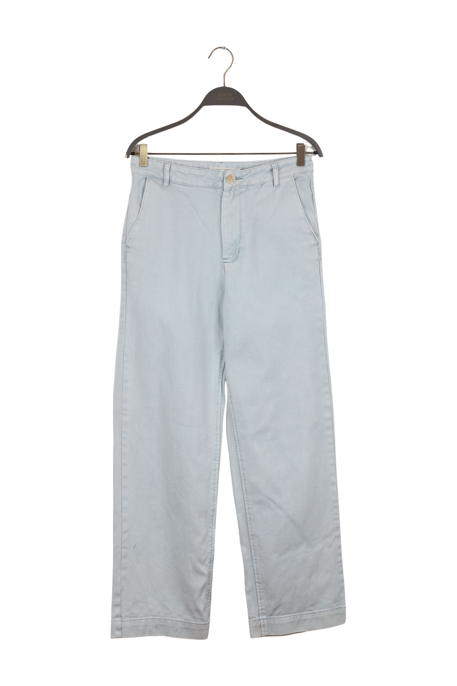 PreLoved Sabina - Canvas drill pant I Aqua - M Aqua M 1 - Rabens Saloner - DK