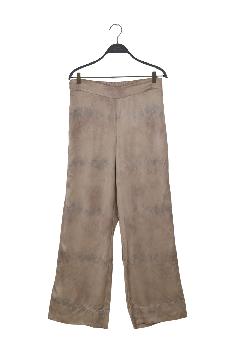 PreLoved Alisa - Mixture wide leg pants I Silver combo - L Silver combo L 1 - Rabens Saloner - DK