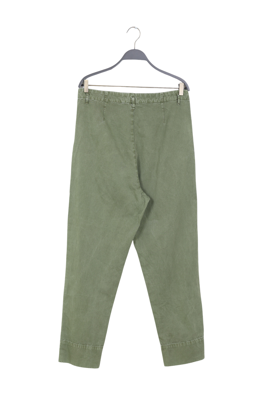 PreLoved Raina - Canvas light pleat pant I Army - L