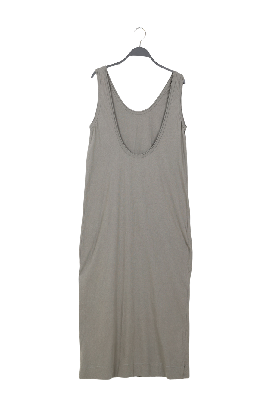 PreLoved Muna - Vintage cotton open back dress I Moon - L