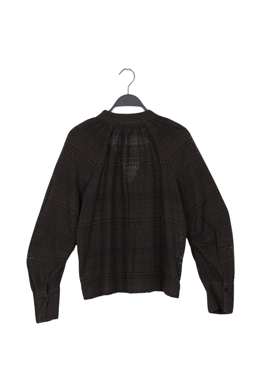 PreLoved Himali - Netted lace blouse I Tarmac - L 2 - Rabens Saloner - DK