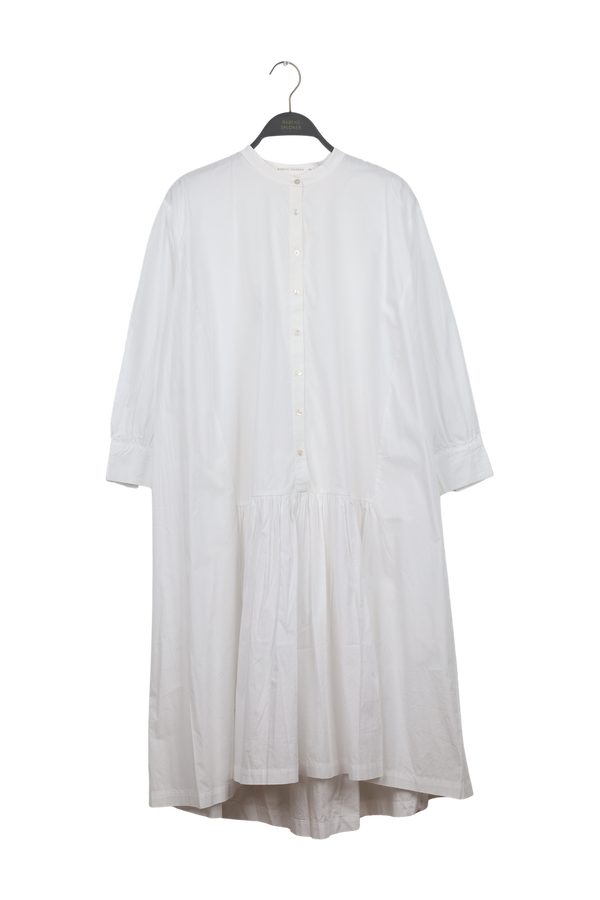 PreLoved Rosa - Poplin shirt dress - XS WHITE XS 1 - Rabens Saloner - DK