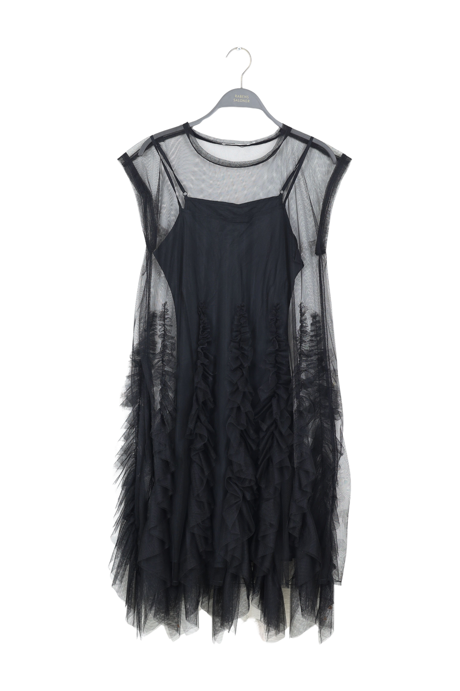 PreLoved Ghita - Frilly tulle dress I Black - S