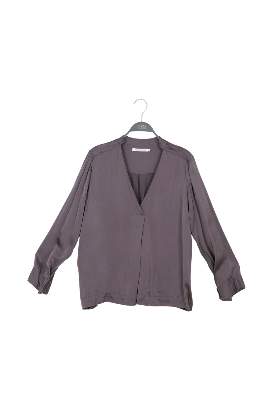 PreLoved Kaela - Solid blouse I Gunmetal - L