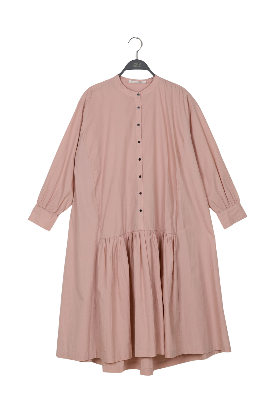 PreLoved Pleat poplin dress - M Rose M 1 - Rabens Saloner - DK