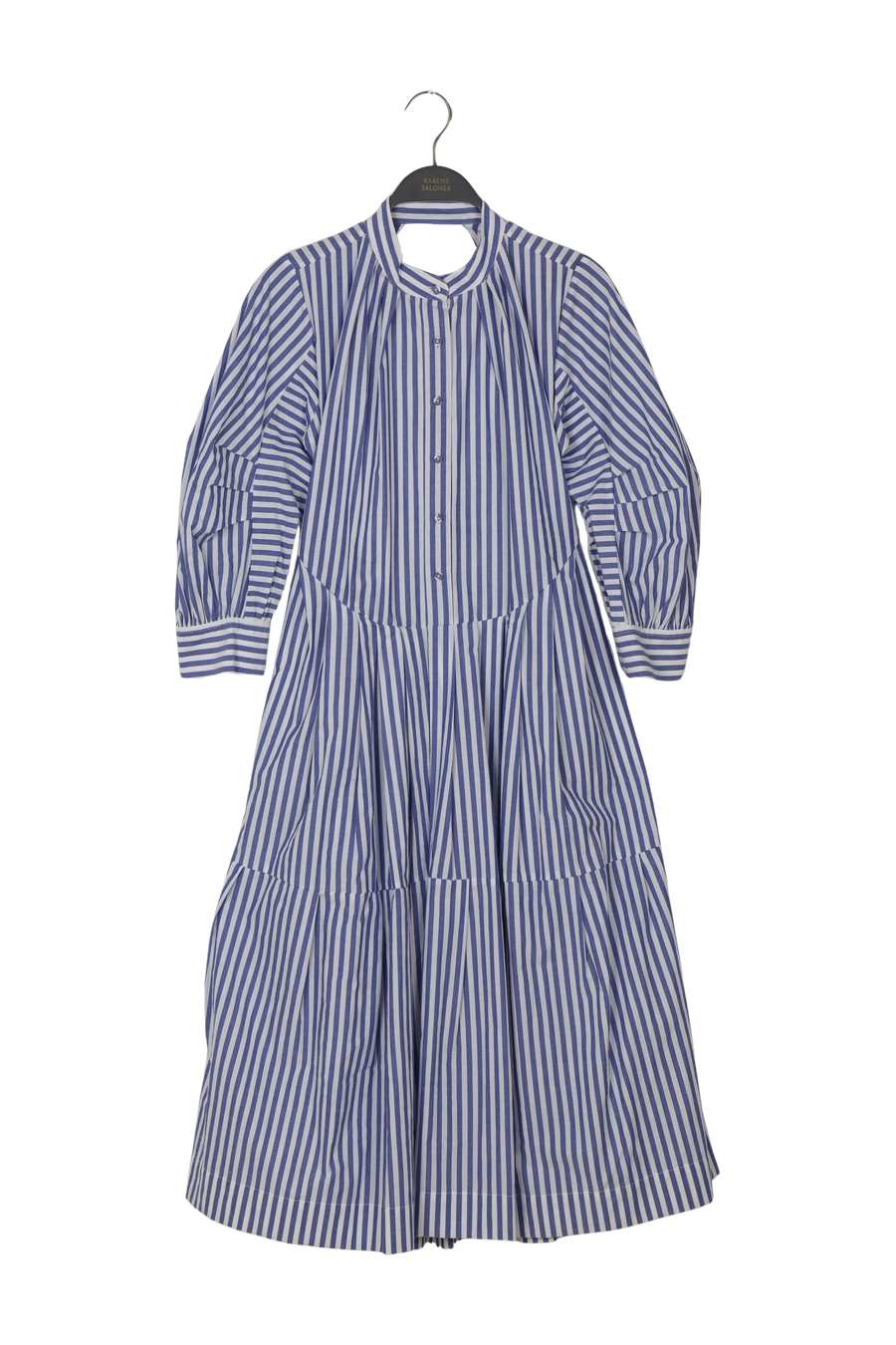 PreLoved Prisha - Shirt stripe dress - S BLUE STRIPE S 1 - Rabens Saloner - DK