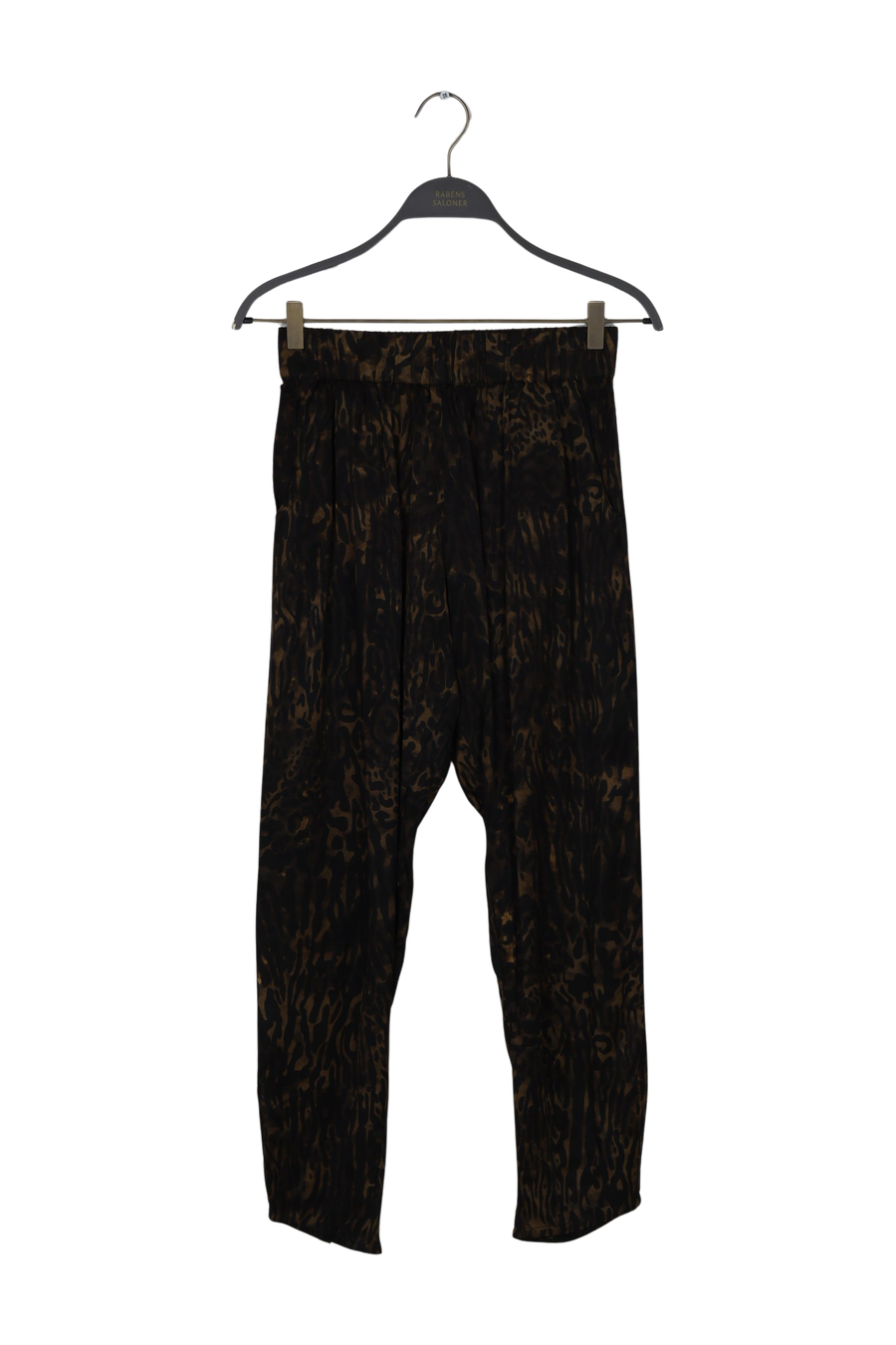 PreLoved Wild cat pants - XS Brown Combo XS 1 - Rabens Saloner - DK
