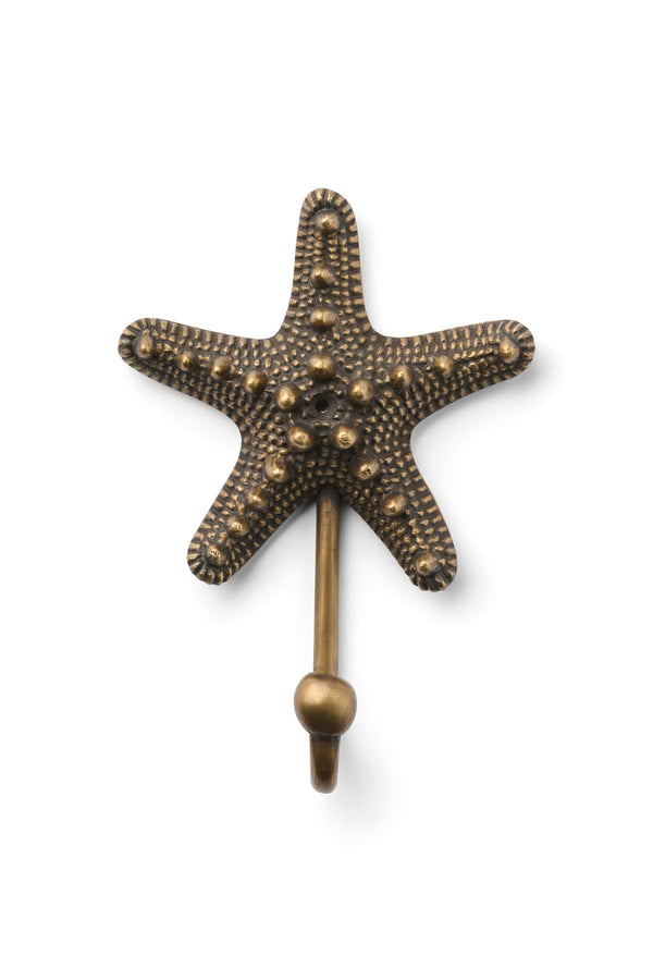 Starfish hook Large - Rabens Apartment I Matte Brass 1 - Rabens Saloner - DK