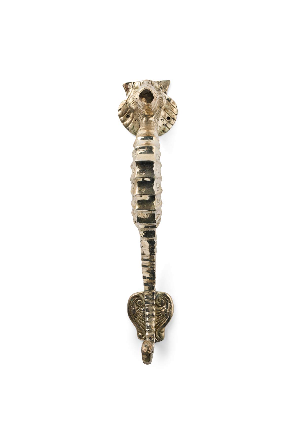 Seahorse Door Handle - Rabens Apartment I Brass Brass Large 2 - Rabens Saloner - DK