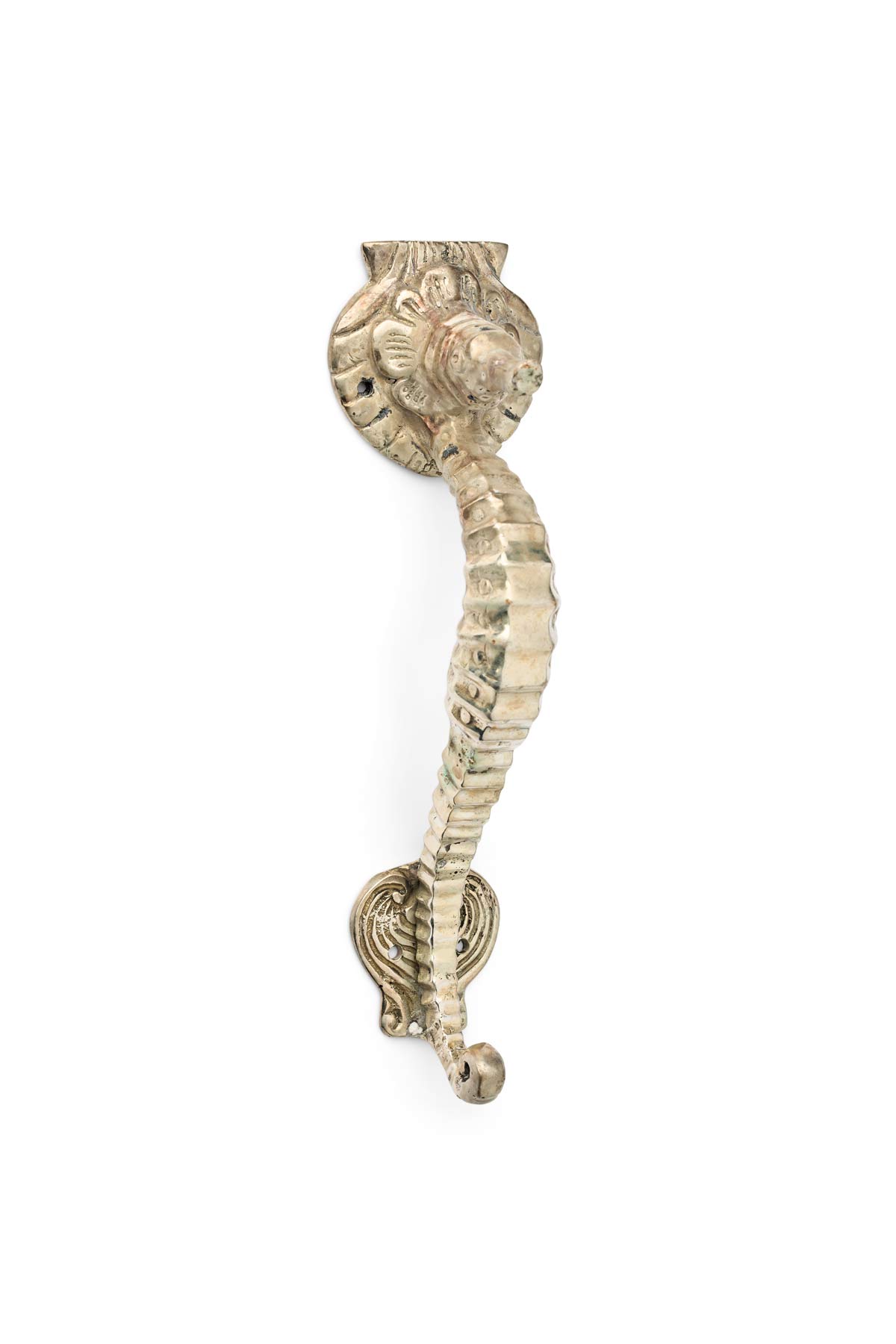 Seahorse Door Handle - Rabens Apartment I Brass 3 - Rabens Saloner - DK