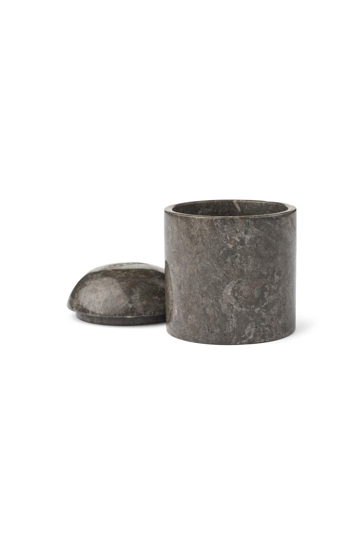 Small Marble Jar with Lid - Rabens Apartment I Dark Grey 2 - Rabens Saloner - DK