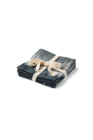 Tie-Dye Napkin - Rabens Apartment I Indigo combo Indigo combo Set of 4 1 - Rabens Saloner - DK