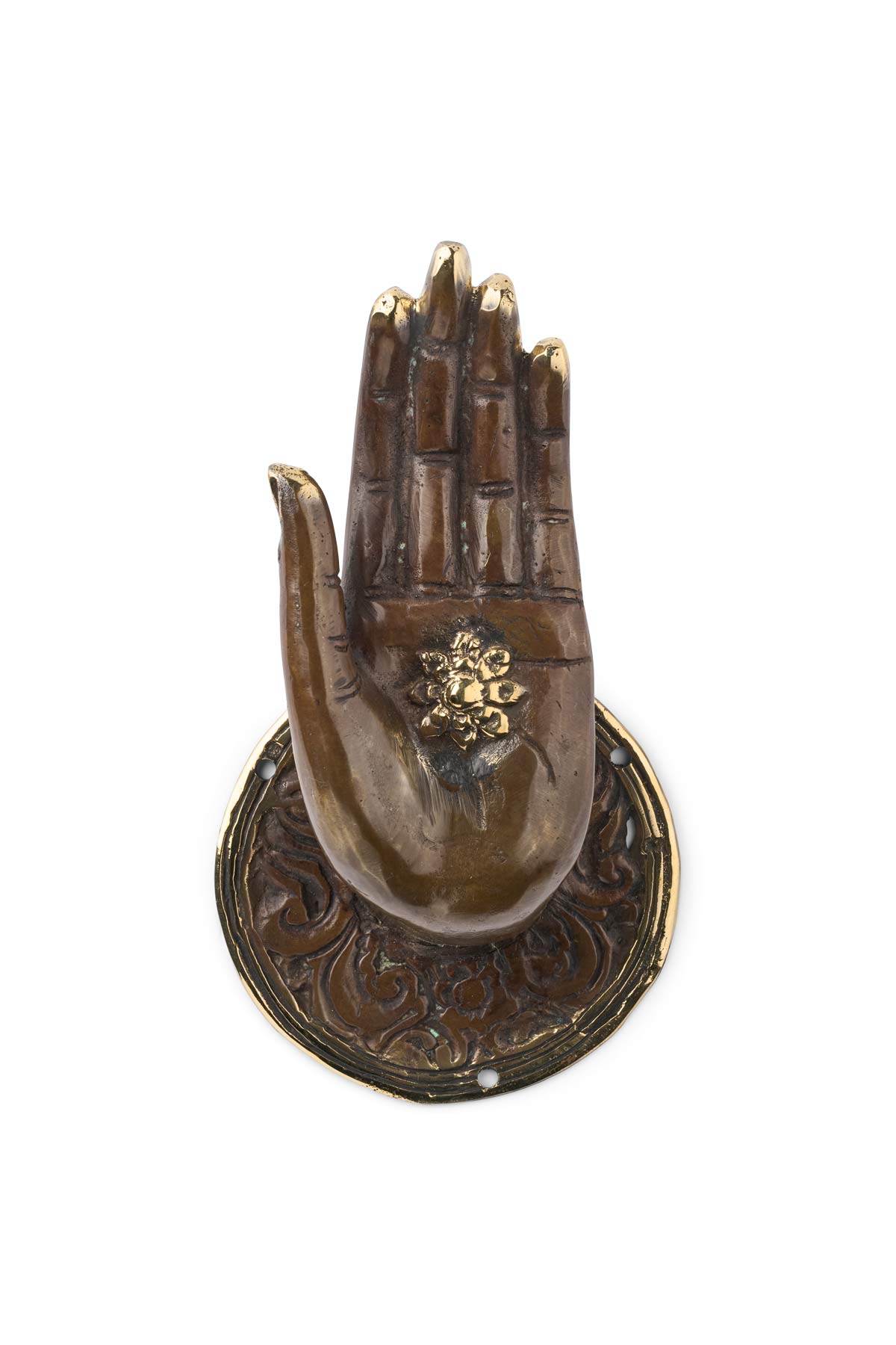 Decorative open hand - Hand I Dark Brass Dark Brass L: 19 cm H: 8 cm 1 - Rabens Saloner - DK