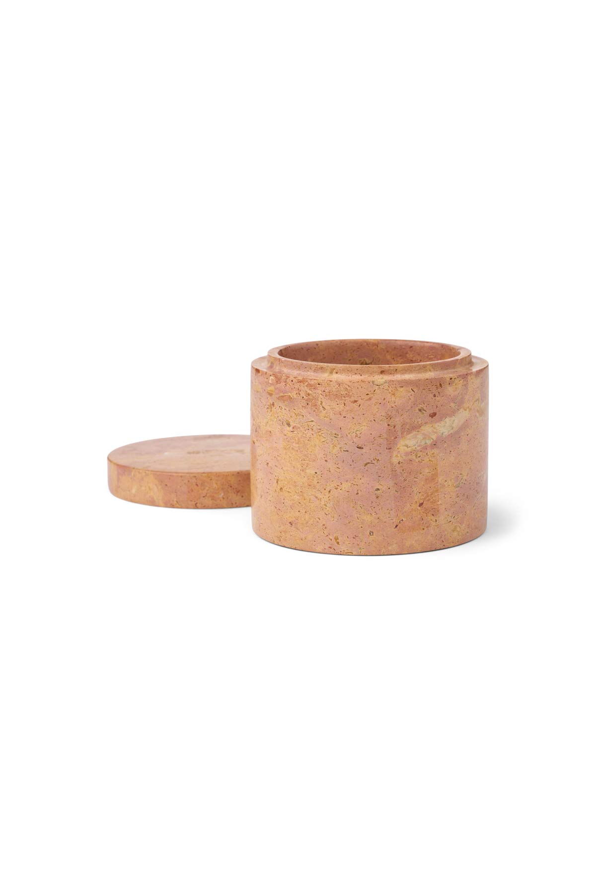Round Marble Jar with Lid - Rabens Apartment I Rose 2 - Rabens Saloner - DK