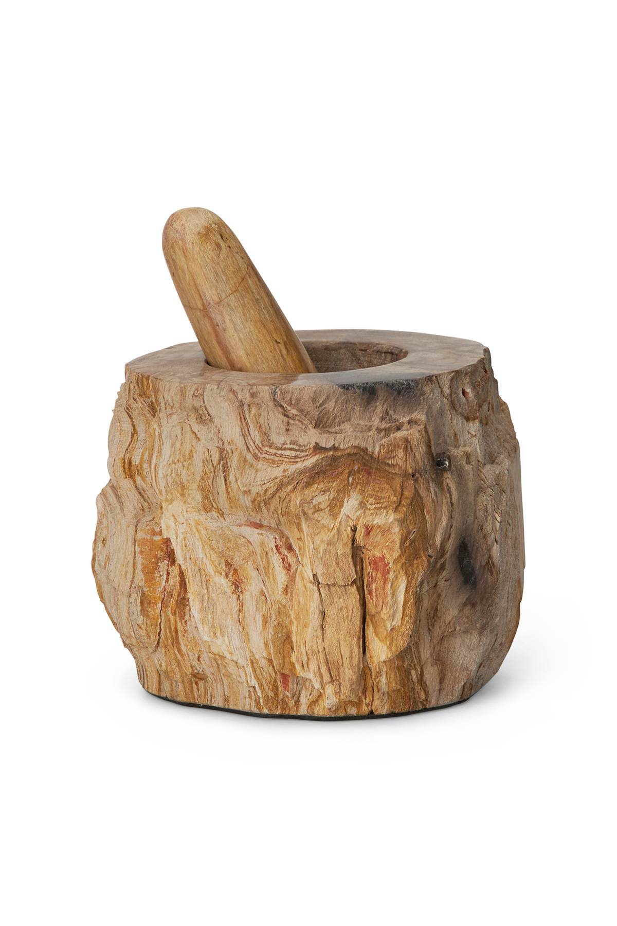 Stonewood mortar - Mortar I Nature Nature H: 13,5 Ø: 13 cm 1 - Rabens Saloner - DK