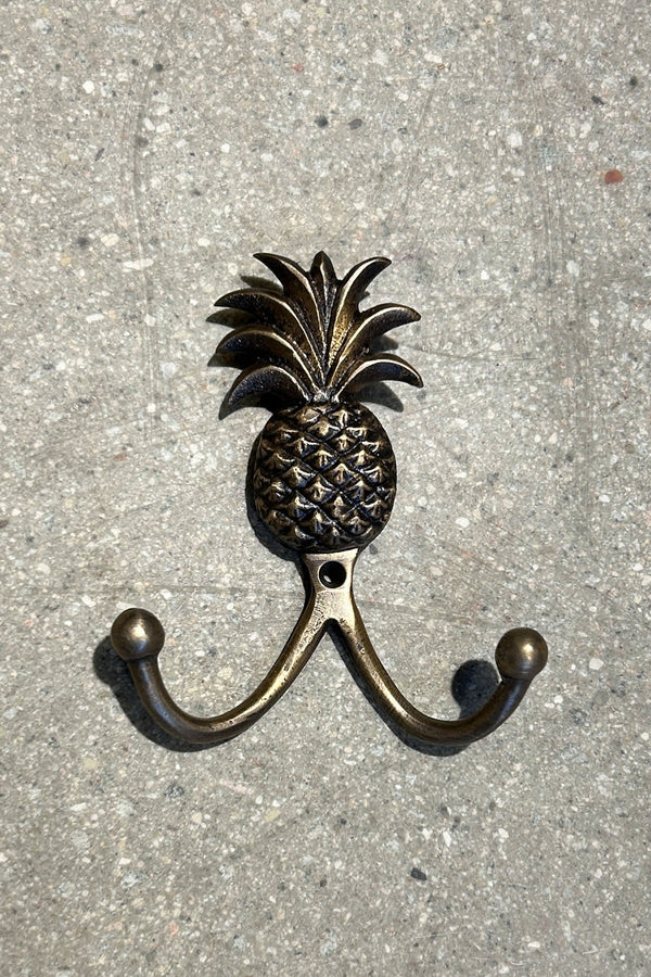 Pineapple w/ 2 hooks - Rabens Apartment I Matte Brass 2 - Rabens Saloner - DK