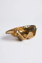 Decorative brass shell - Large I Golden Golden L: 23,5 cm B: 15 cm 1 - Rabens Saloner - DK