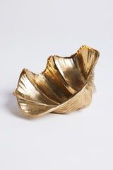 Decorative brass shell - Small I Golden Golden L: 18 cm B: 13 cm  2 - Rabens Saloner - DK