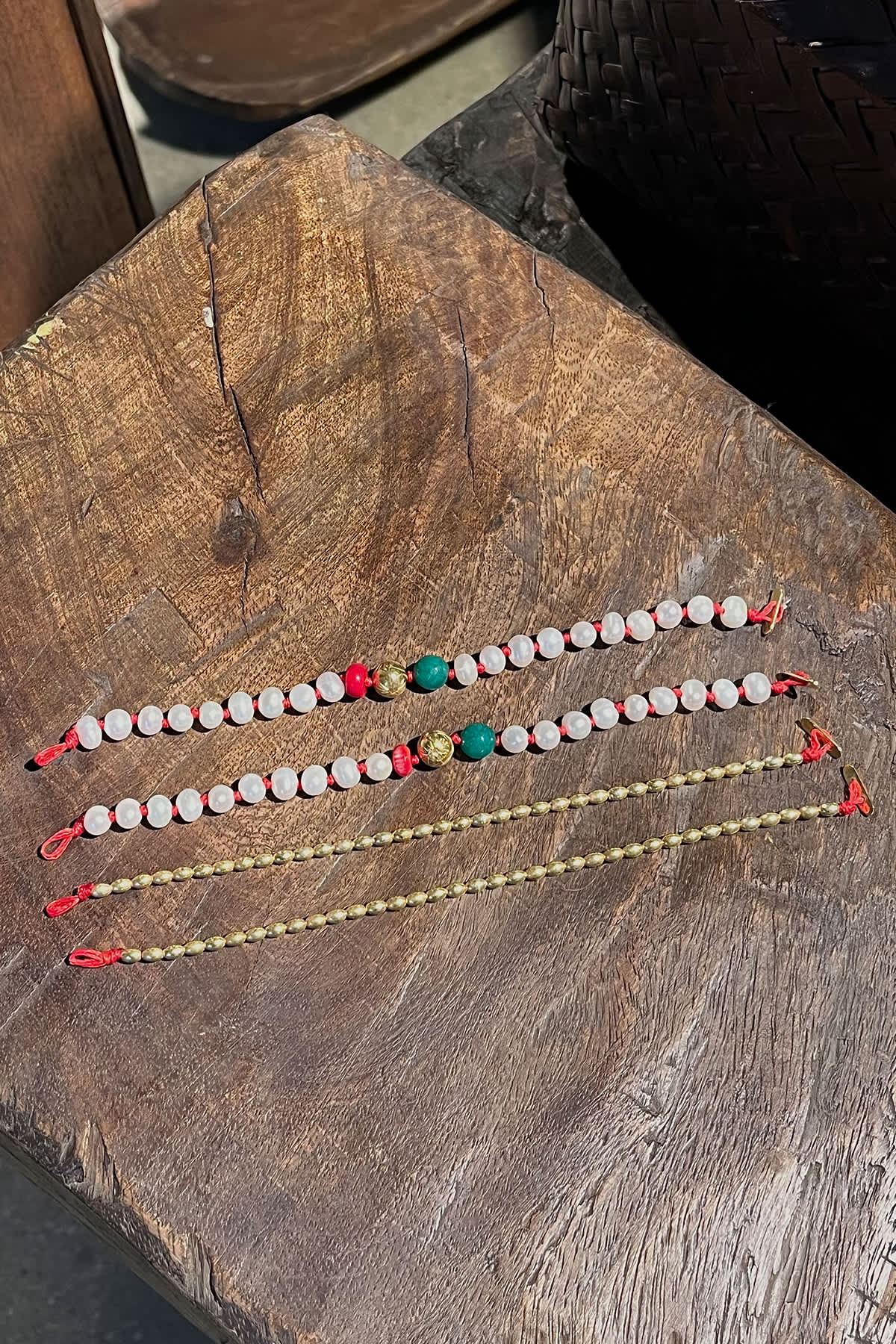 Rice Bead Bracelet - Nafsu I Gold 2 - Rabens Saloner - DK