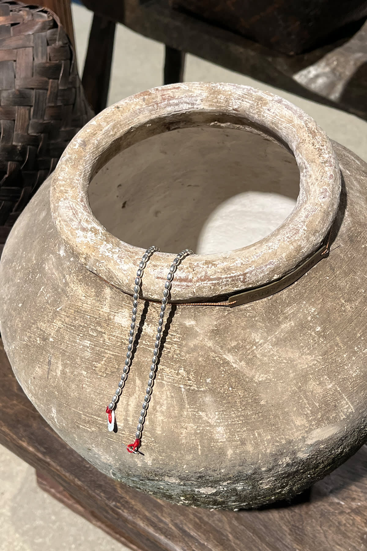 Rice Bead Bracelet - Nafsu I Silver 5 - Rabens Saloner - DK