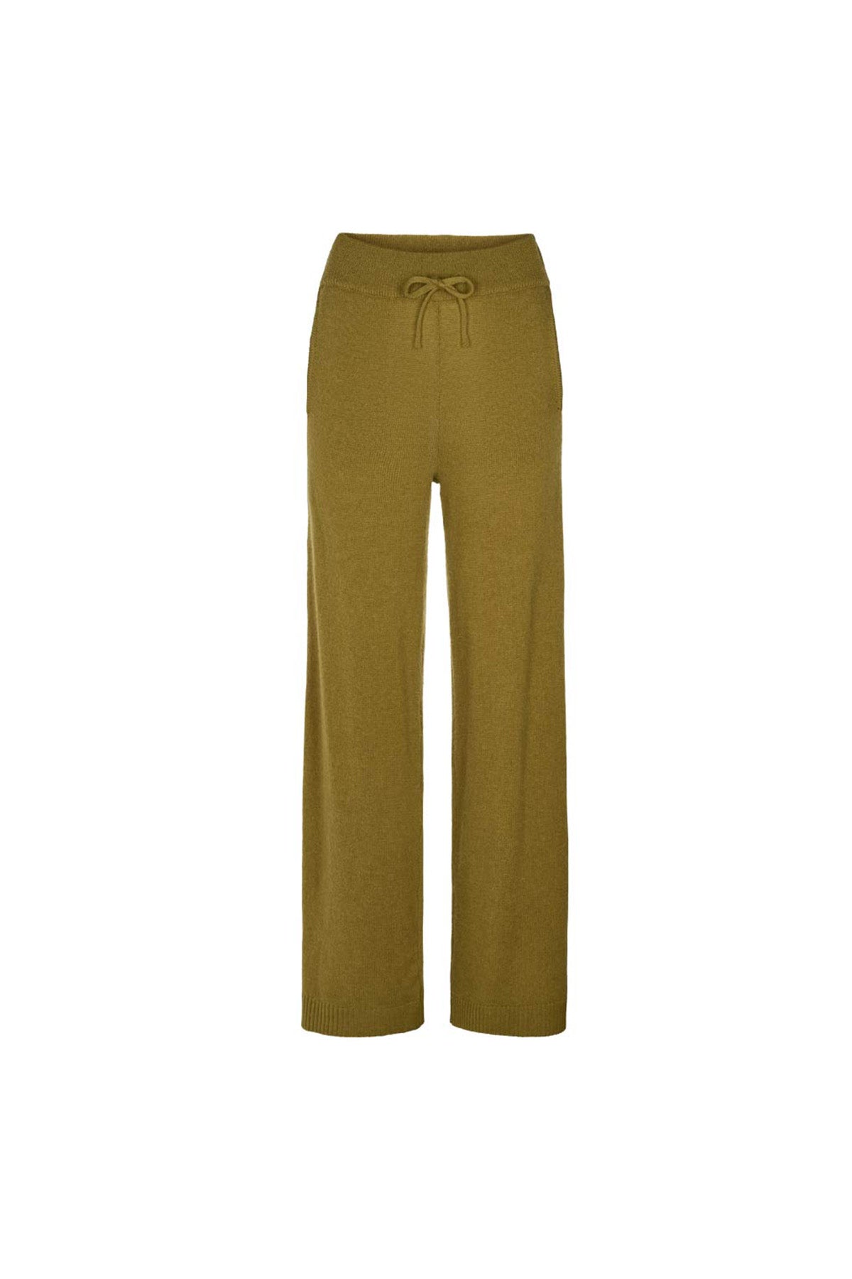 Dianne - Pure wool lounge pants I Fern green Fern green XS 1 - Rabens Saloner - DK